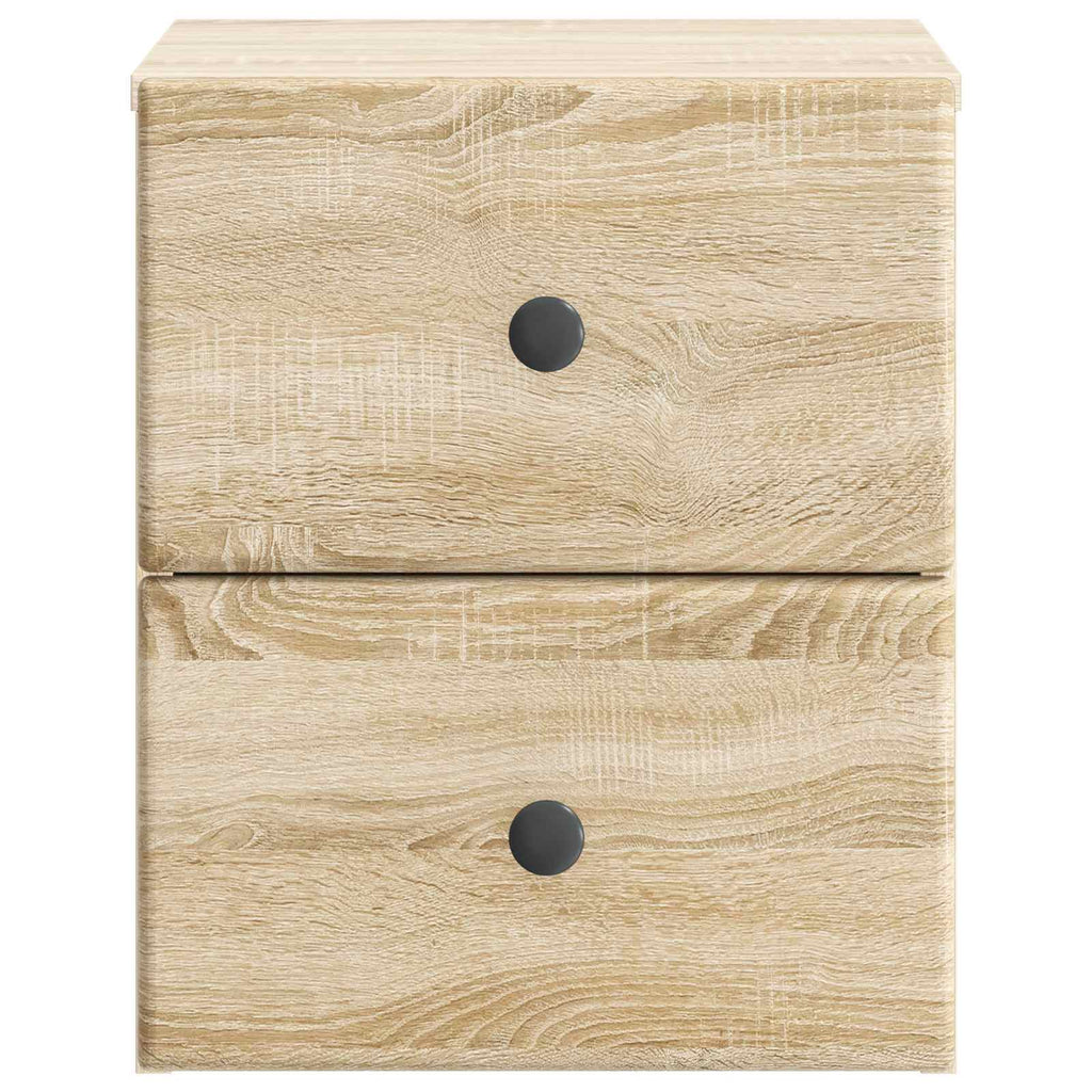 vidaXL Wisząca Szafka Nocna 2 pcs dąb Sonoma 34,5 x 33 x 40 cm