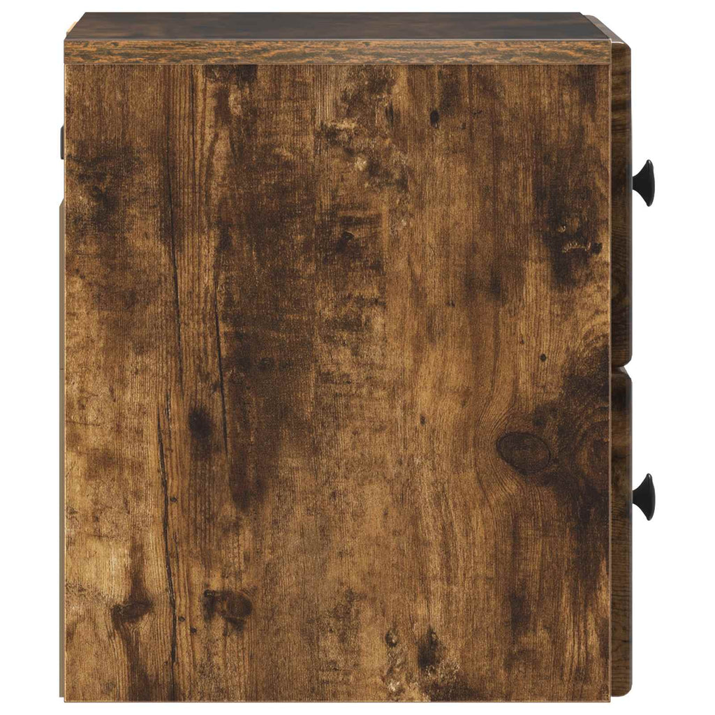 vidaXL Wisząca Szafka Nocna 2 pcs Dąb wędzony 34,5 x 33 x 40 cm