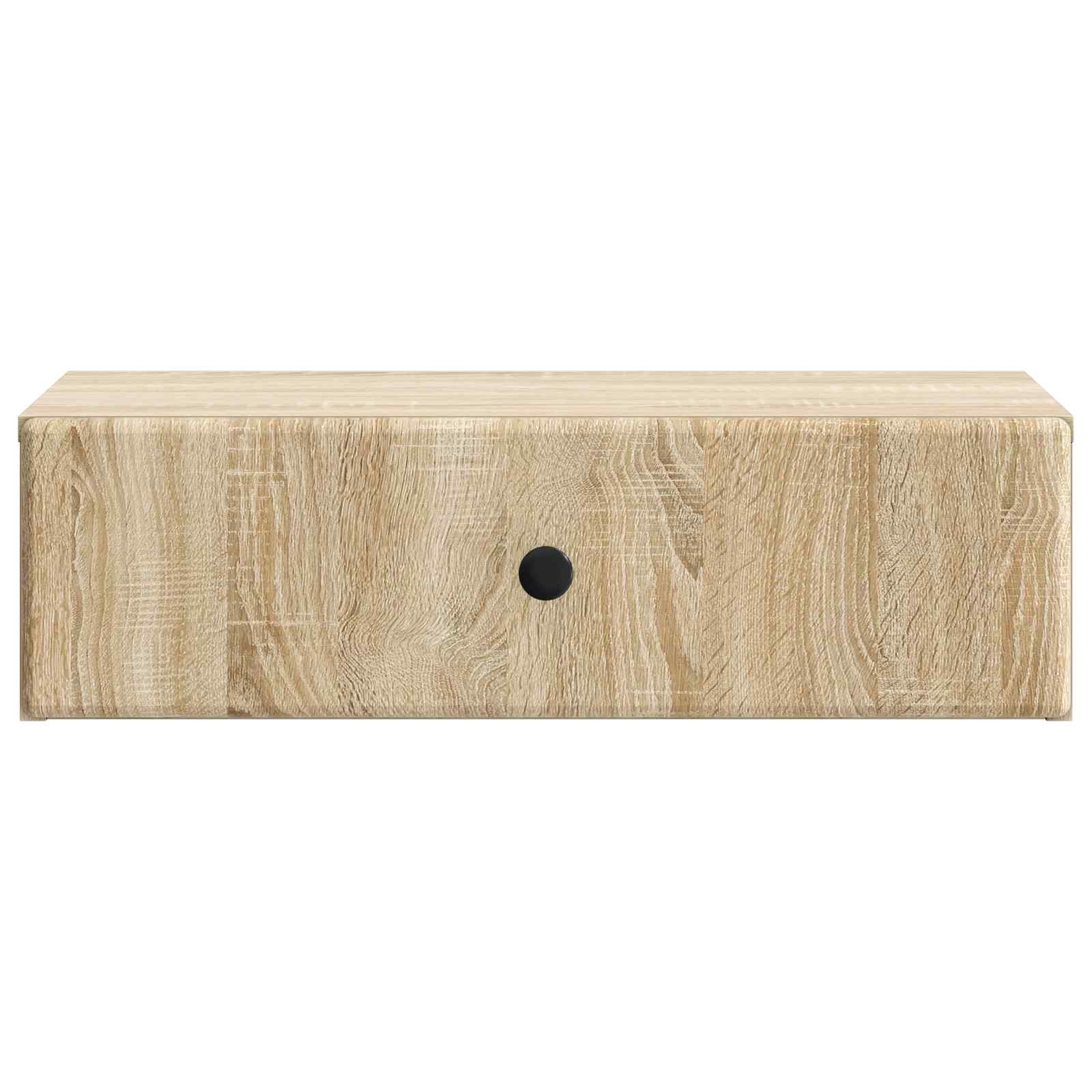 vidaXL Stolik boczny montowany na ścianie dąb Sonoma 59 x 34,5 x 17 cm