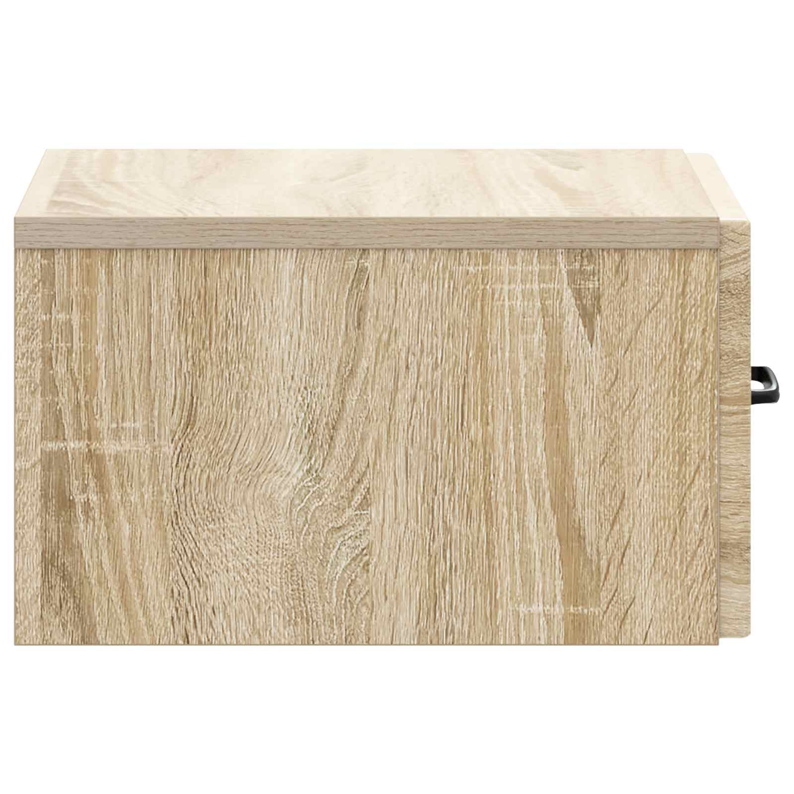 vidaXL Stolik boczny montowany na ścianie dąb Sonoma 59 x 34,5 x 17 cm