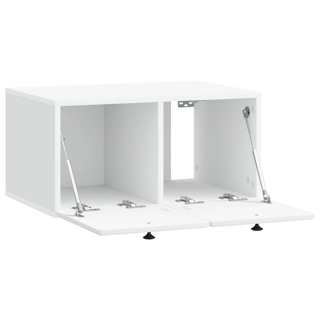 vidaXL Szafka RTV montowana na ścianie 59,5 x 41 x 30 cm Biały