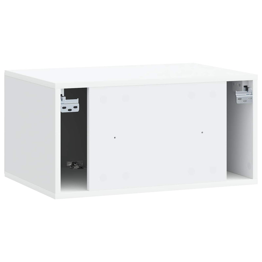 vidaXL Szafka RTV montowana na ścianie 59,5 x 41 x 30 cm Biały