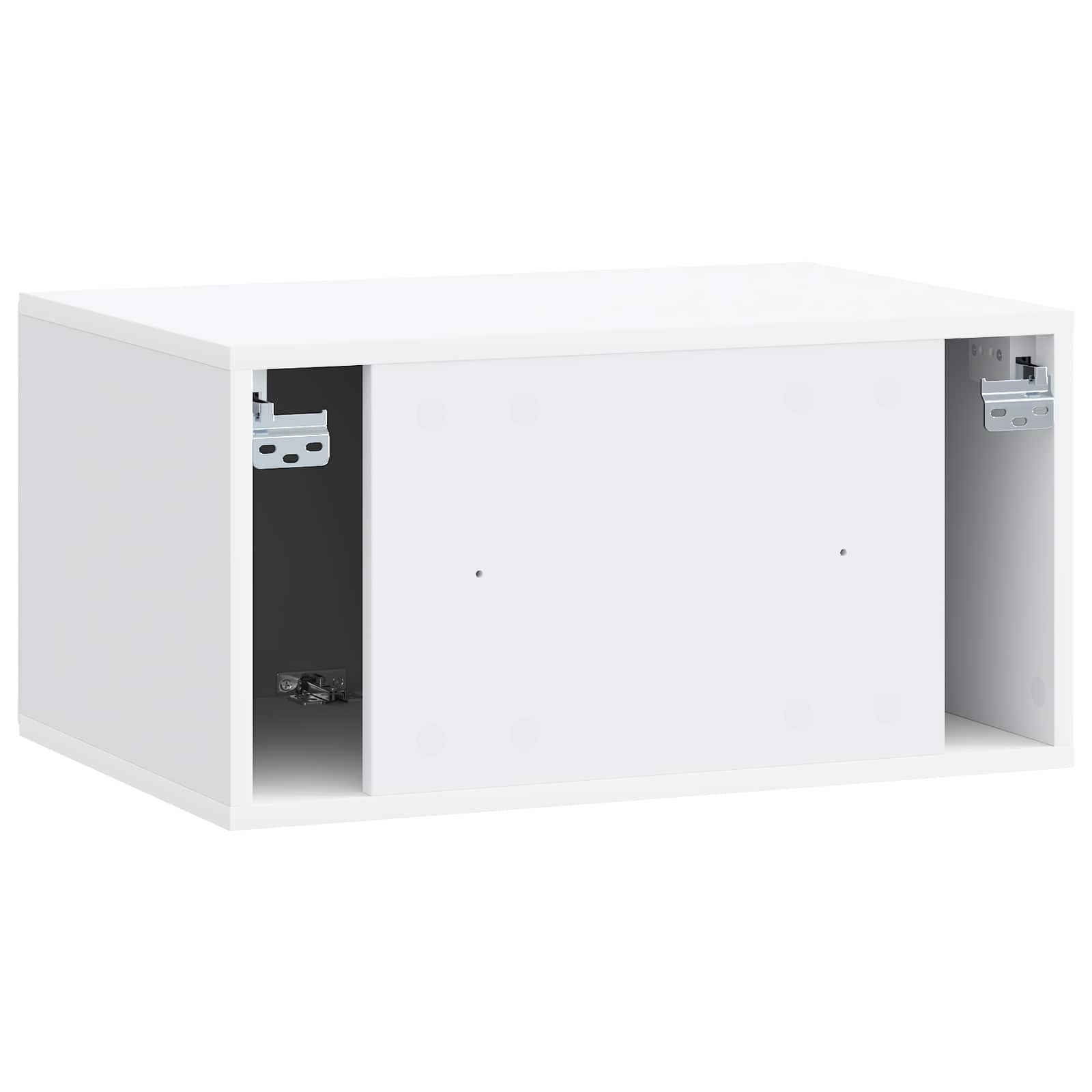 vidaXL Szafka RTV montowana na ścianie 59,5 x 41 x 30 cm Biały