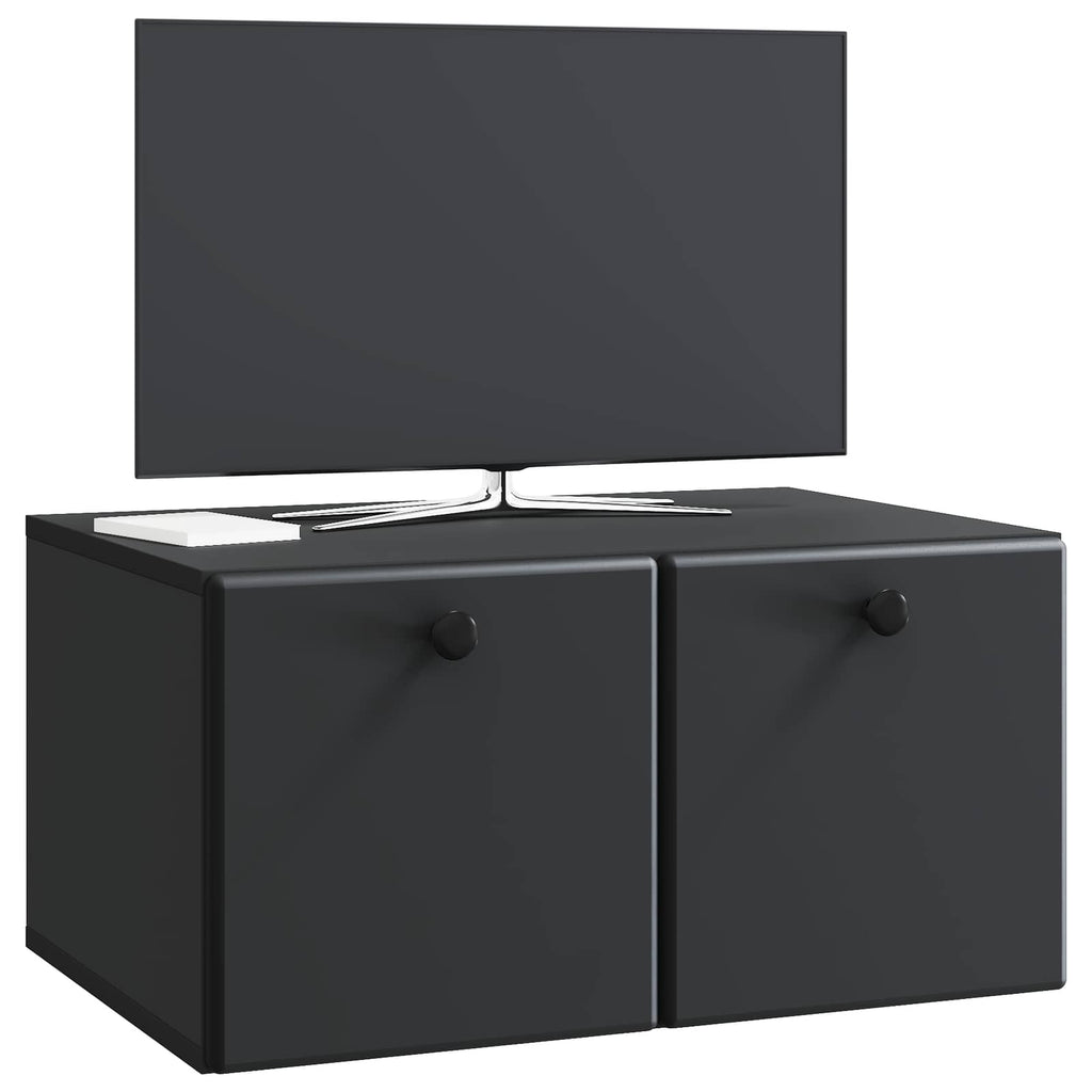 vidaXL Szafka RTV montowana na ścianie 59,5 x 41 x 30 cm Czarny