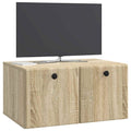 vidaXL Szafka RTV montowana na ścianie 59,5 x 41 x 30 cm dąb Sonoma