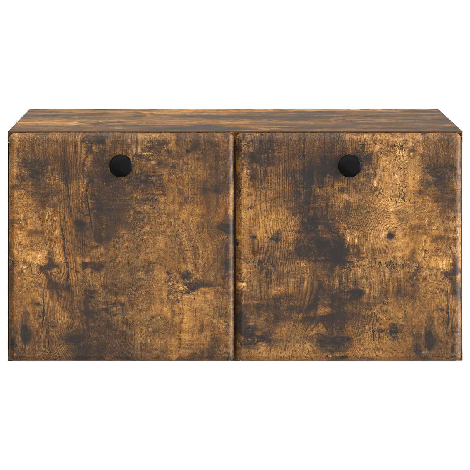vidaXL Szafka RTV montowana na ścianie 59,5 x 41 x 30 cm Dąb wędzony