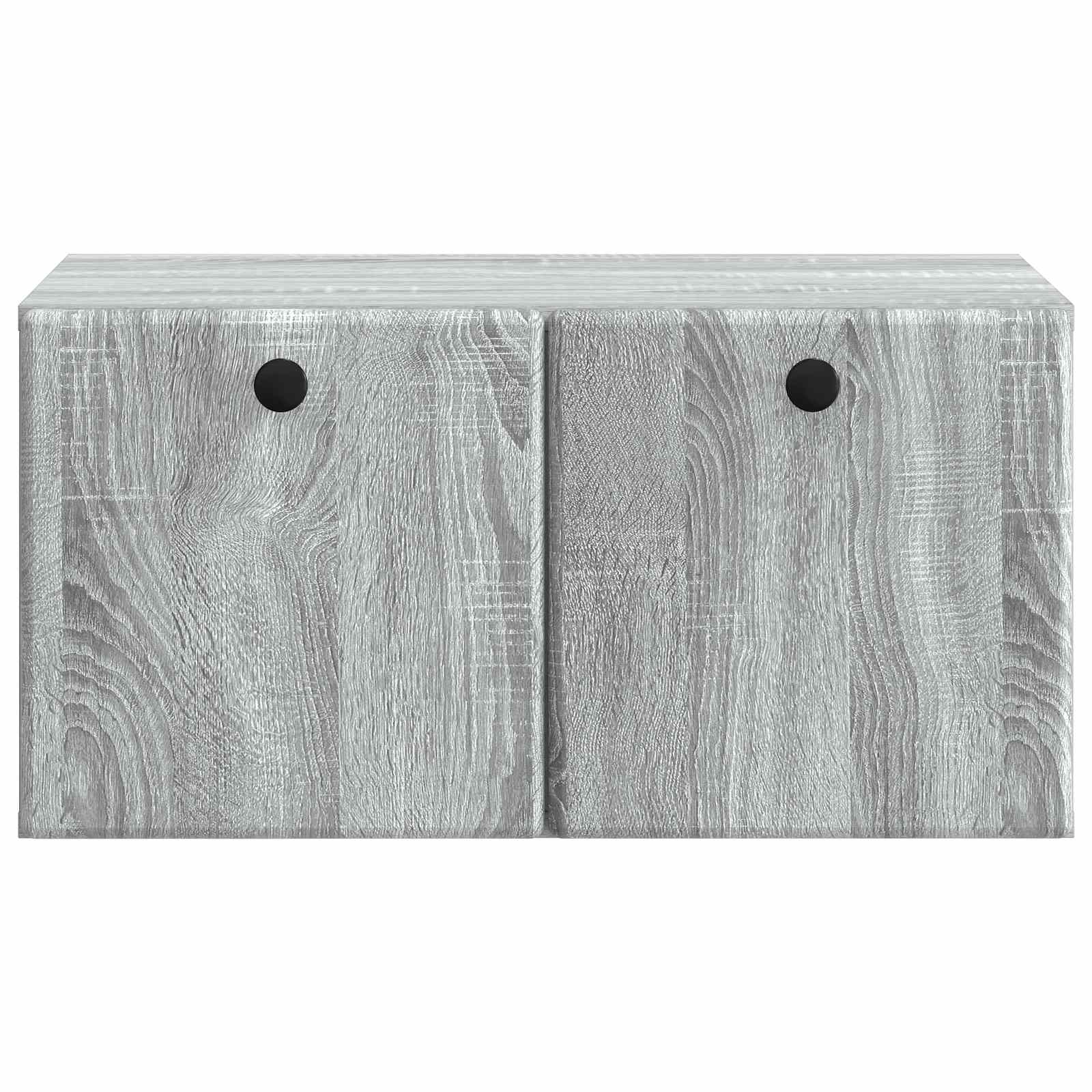 vidaXL Szafka RTV montowana na ścianie 59,5 x 41 x 30 cm Szary Sonoma