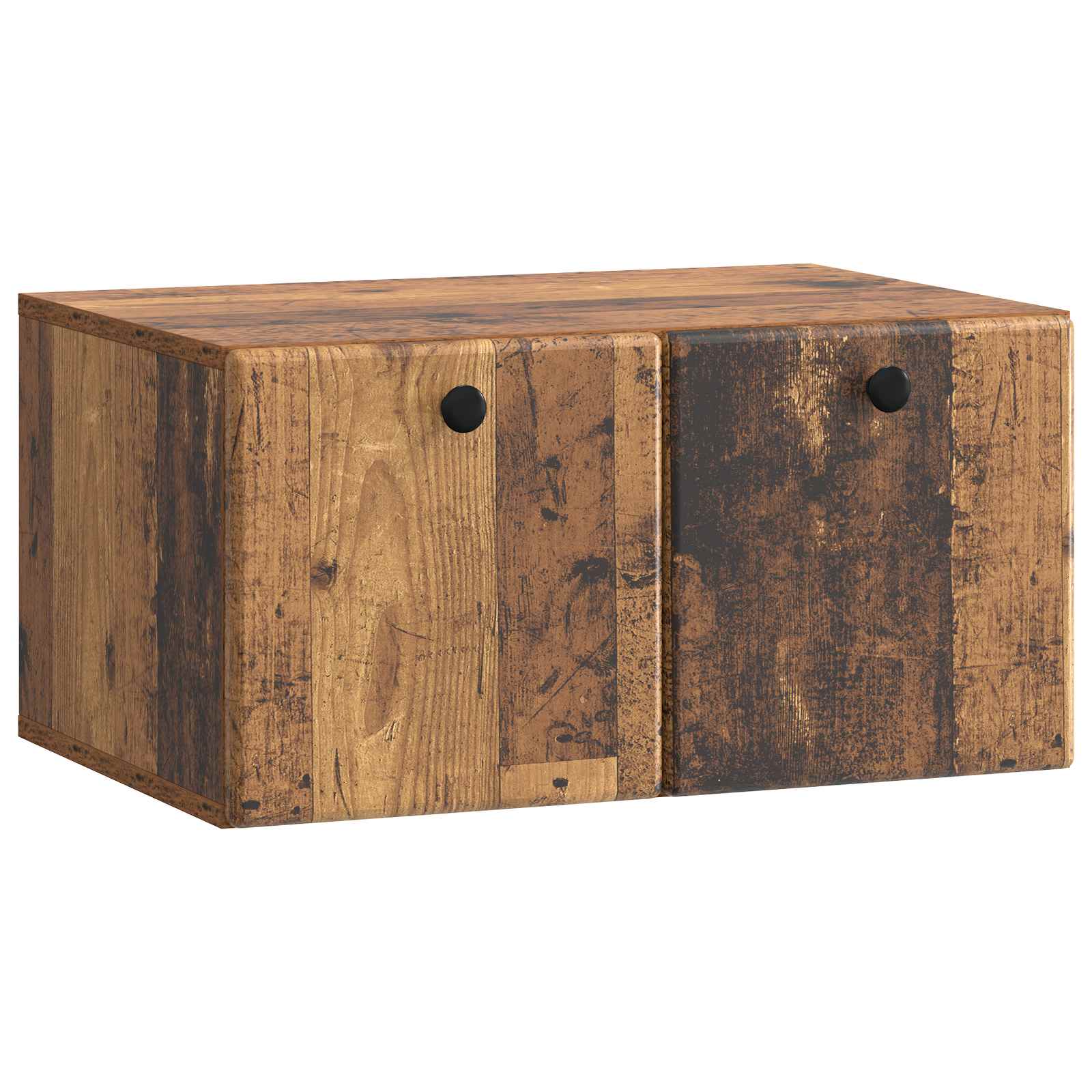 vidaXL Szafka RTV montowana na ścianie 59,5 x 41 x 30 cm Stare drewno
