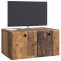 vidaXL Szafka RTV montowana na ścianie 59,5 x 41 x 30 cm Stare drewno