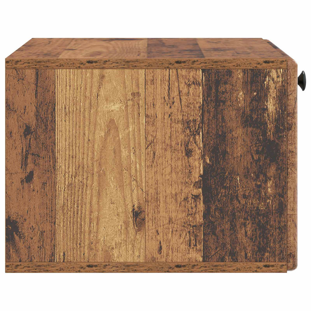 vidaXL Szafka RTV montowana na ścianie 59,5 x 41 x 30 cm Stare drewno