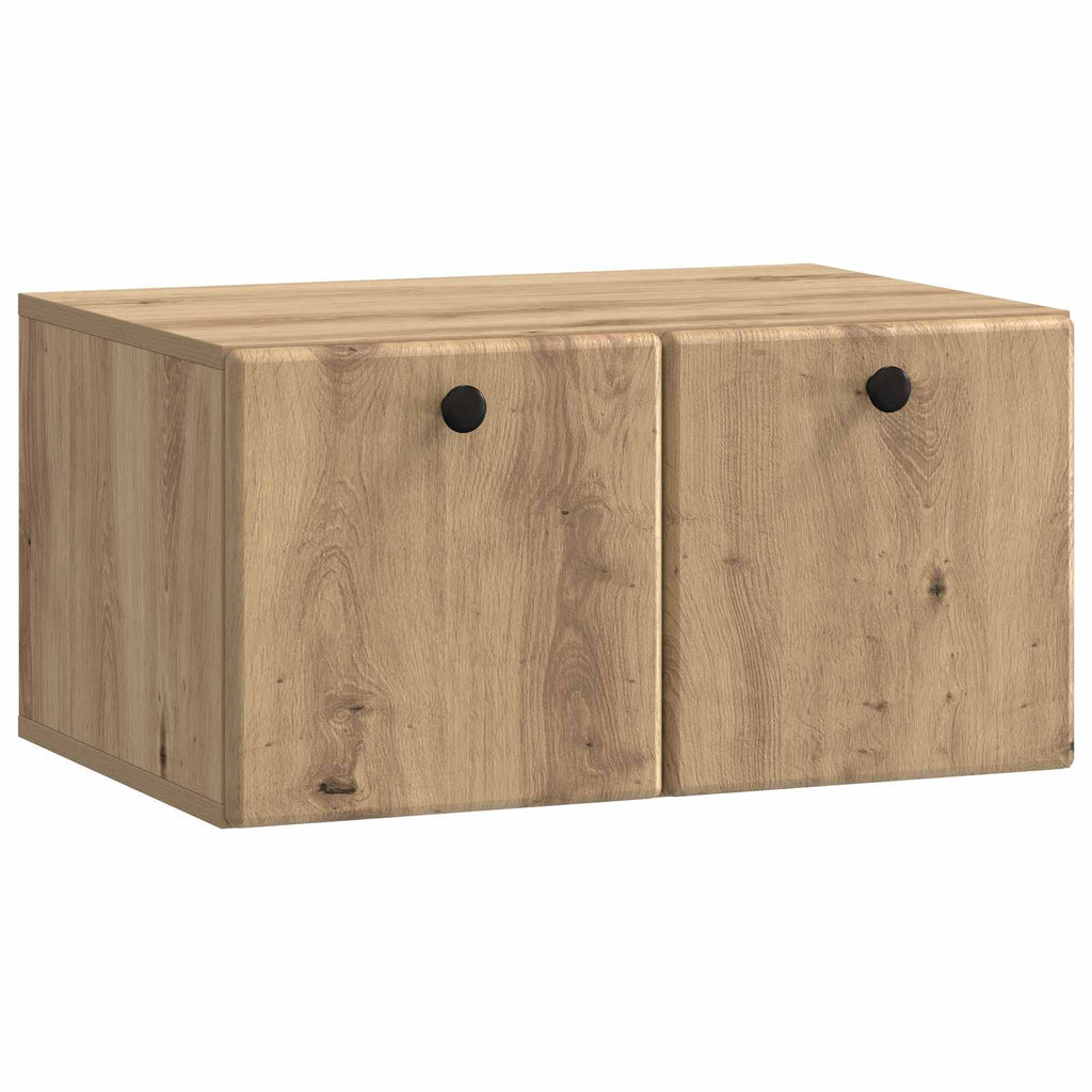 vidaXL Szafka RTV montowana na ścianie 59,5 x 41 x 30 cm Dąb artisan