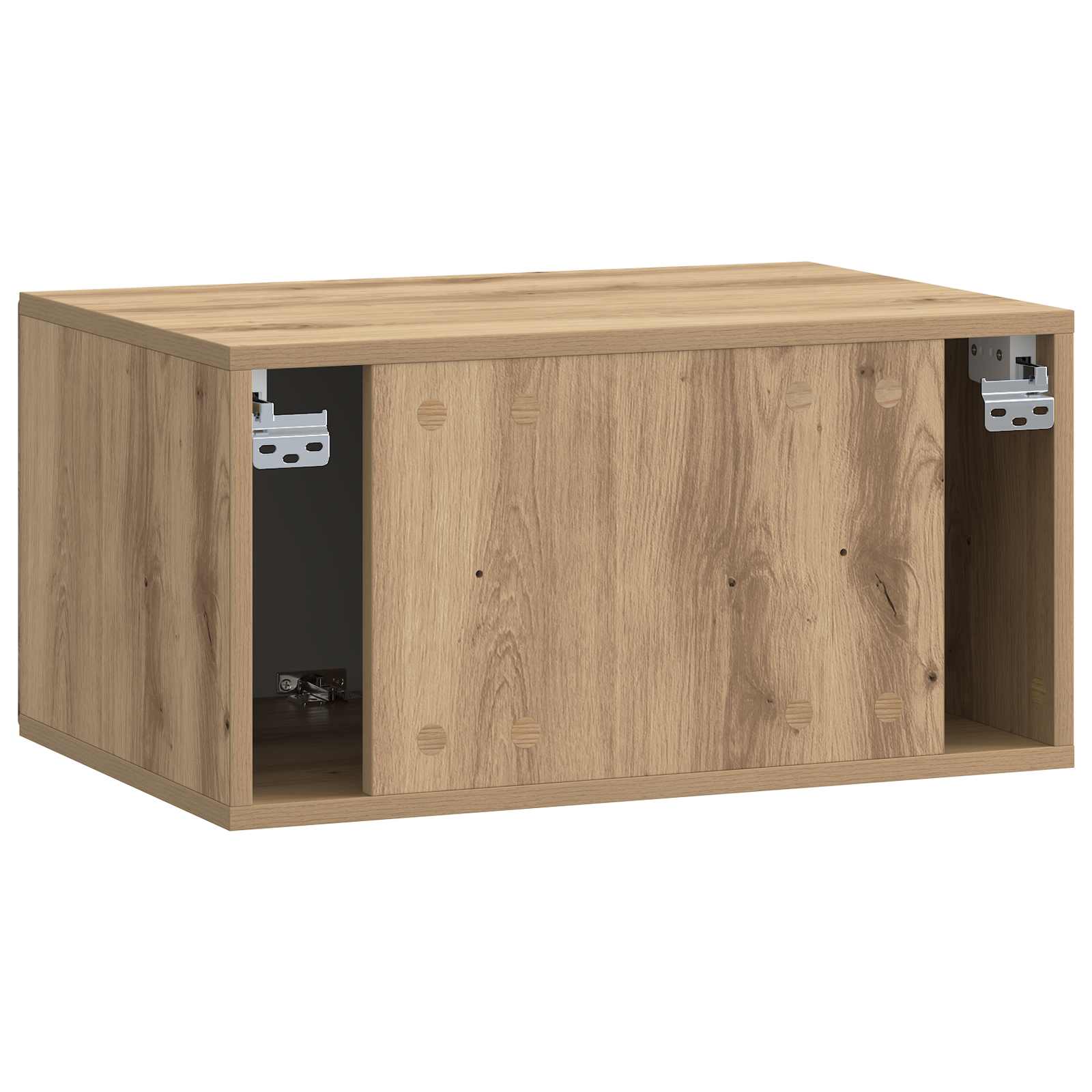 vidaXL Szafka RTV montowana na ścianie 59,5 x 41 x 30 cm Dąb artisan