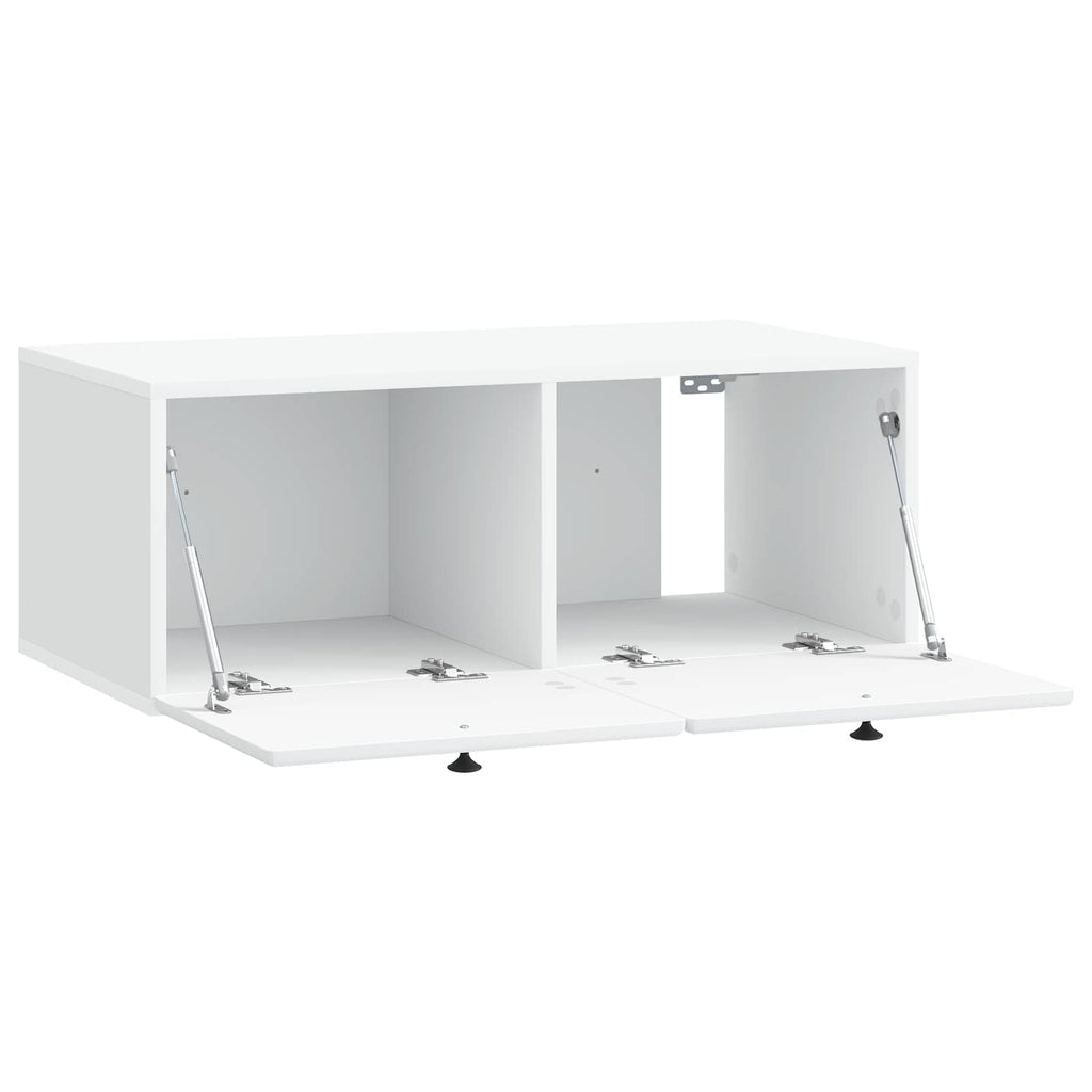 vidaXL Szafka RTV montowana na ścianie 78,5 x 41 x 30 cm Biały