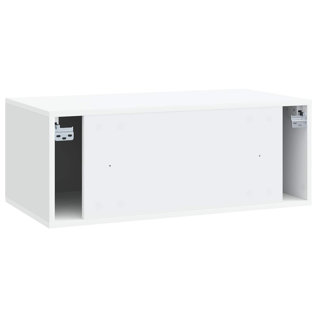 vidaXL Szafka RTV montowana na ścianie 78,5 x 41 x 30 cm Biały