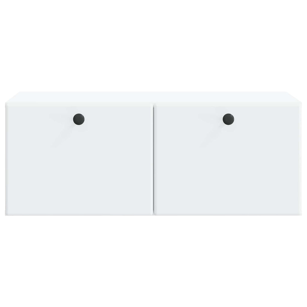 vidaXL Szafka RTV montowana na ścianie 78,5 x 41 x 30 cm Biały