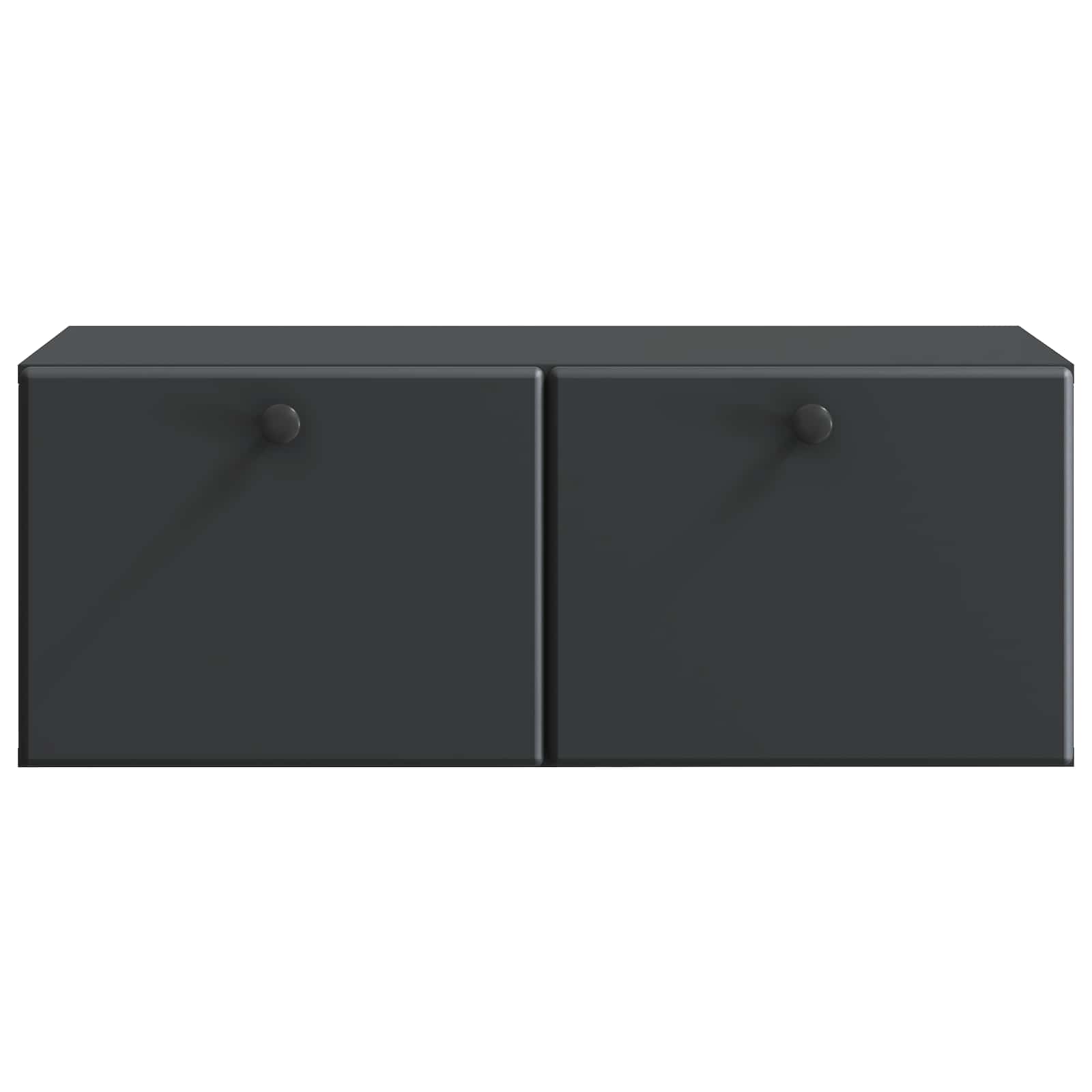 vidaXL Szafka RTV montowana na ścianie 78,5 x 41 x 30 cm Czarny