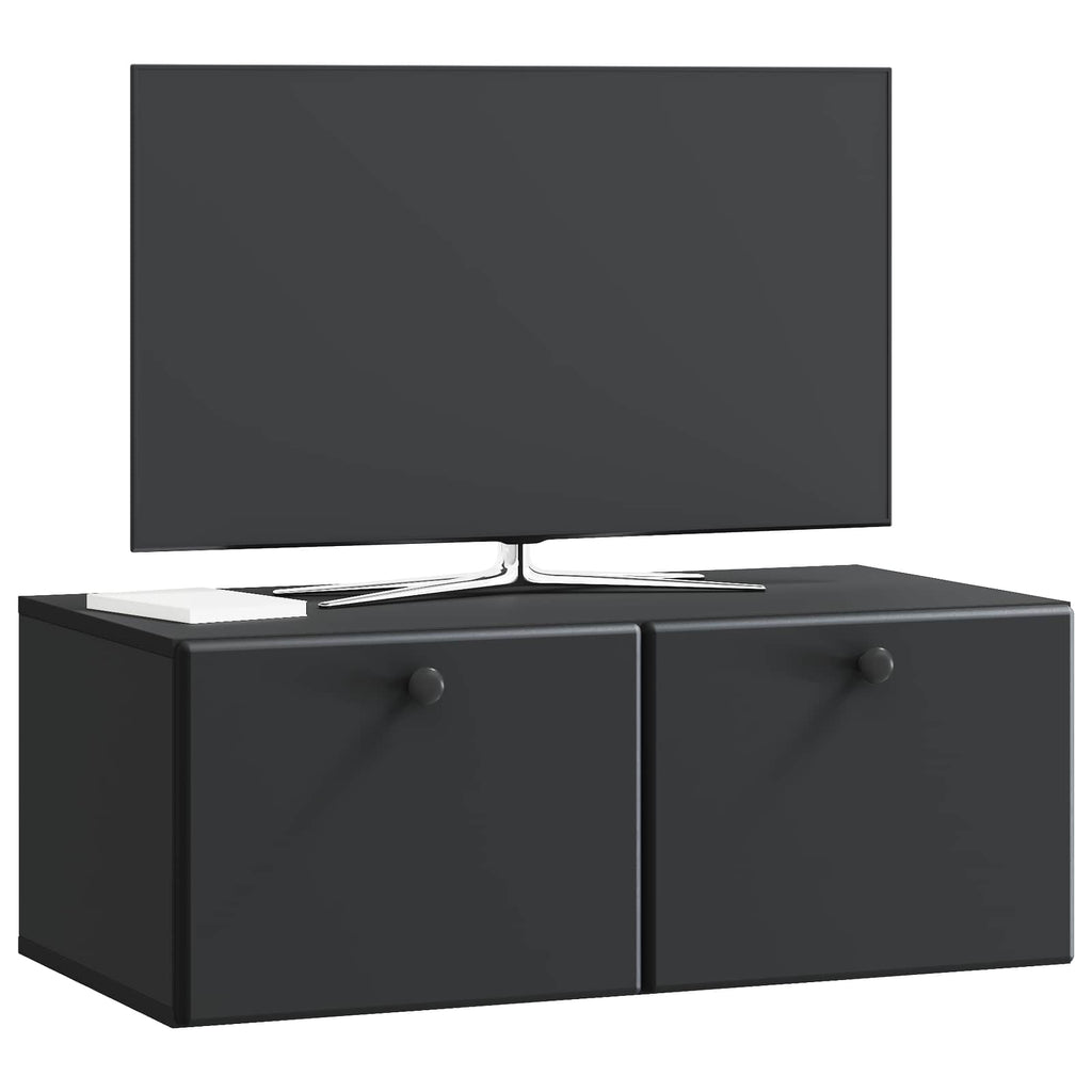 vidaXL Szafka RTV montowana na ścianie 78,5 x 41 x 30 cm Czarny