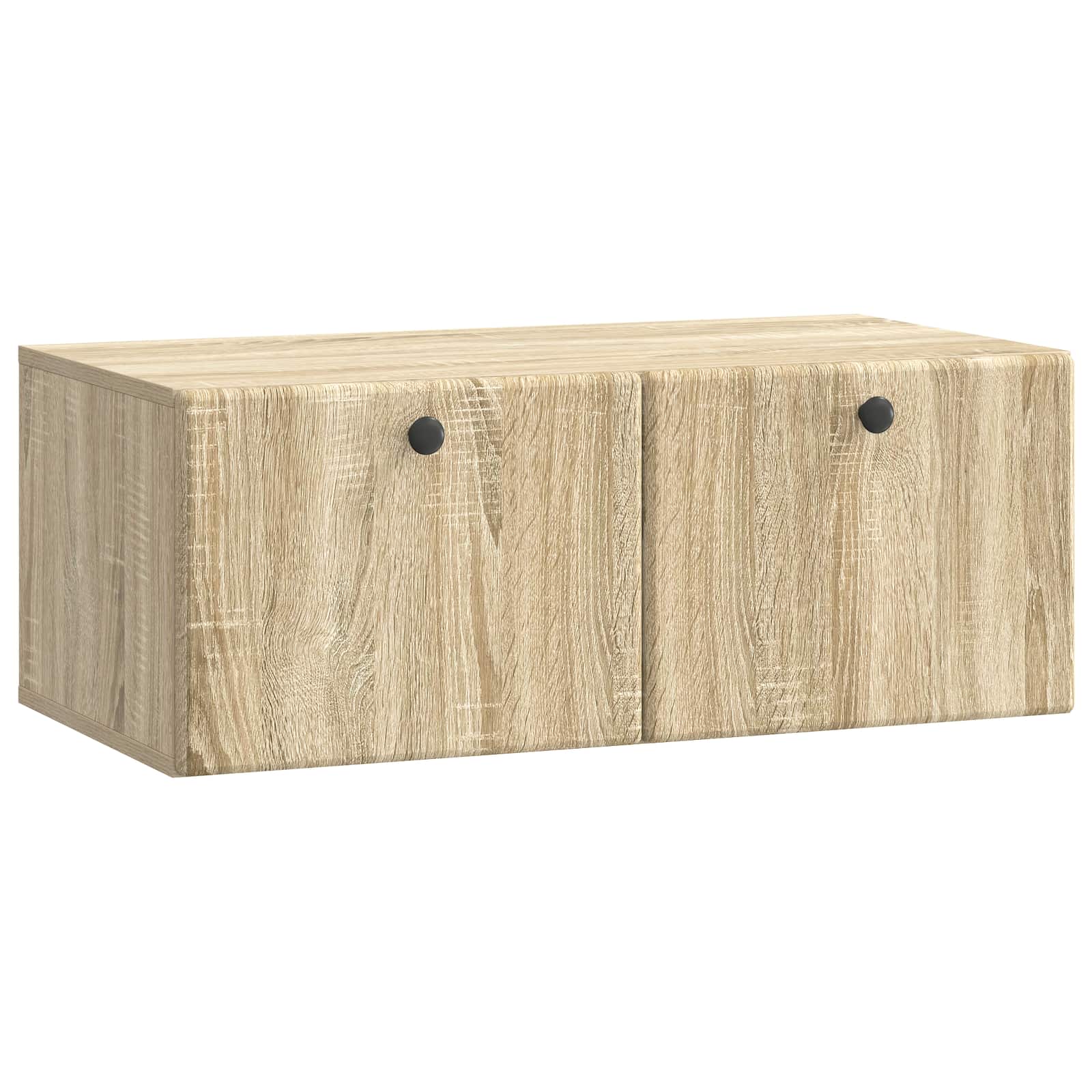 vidaXL Szafka RTV montowana na ścianie 78,5 x 41 x 30 cm dąb Sonoma