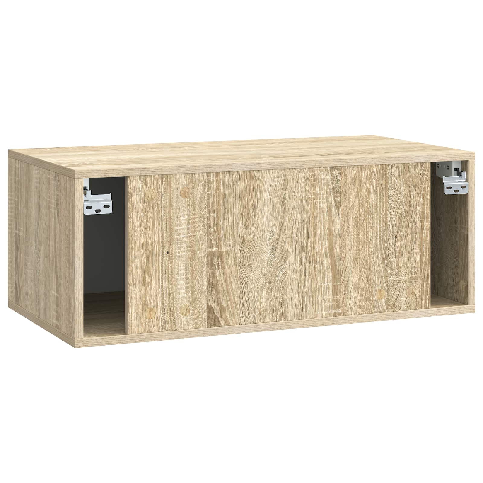vidaXL Szafka RTV montowana na ścianie 78,5 x 41 x 30 cm dąb Sonoma