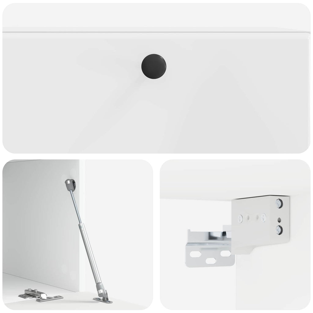 vidaXL Szafka RTV montowana na ścianie 78,5 x 41 x 30 cm