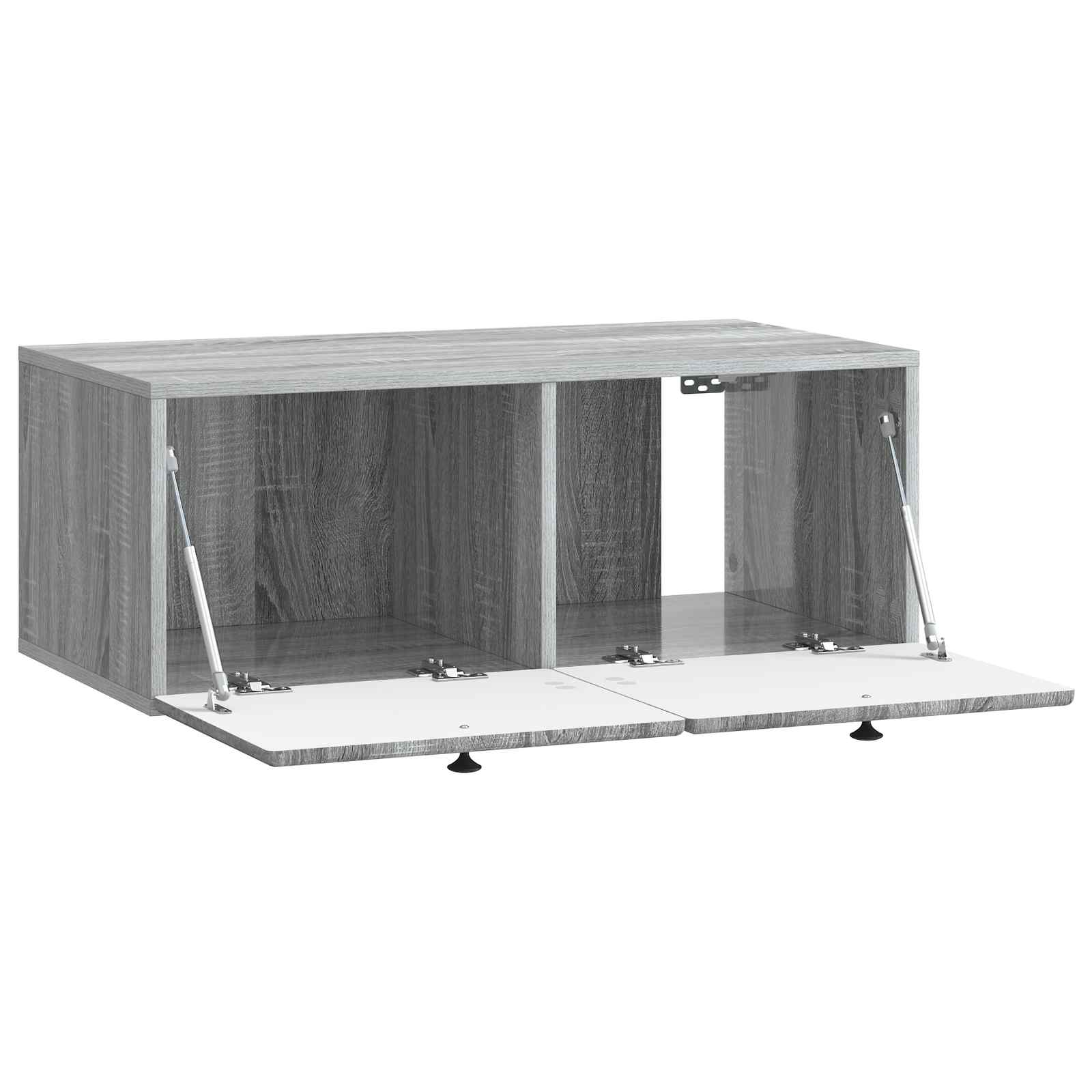 vidaXL Szafka RTV montowana na ścianie 78,5 x 41 x 30 cm Szary Sonoma