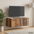 vidaXL Szafka RTV montowana na ścianie 78,5 x 41 x 30 cm Stare drewno