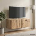 vidaXL Szafka RTV montowana na ścianie 78,5 x 41 x 30 cm Dąb artisan