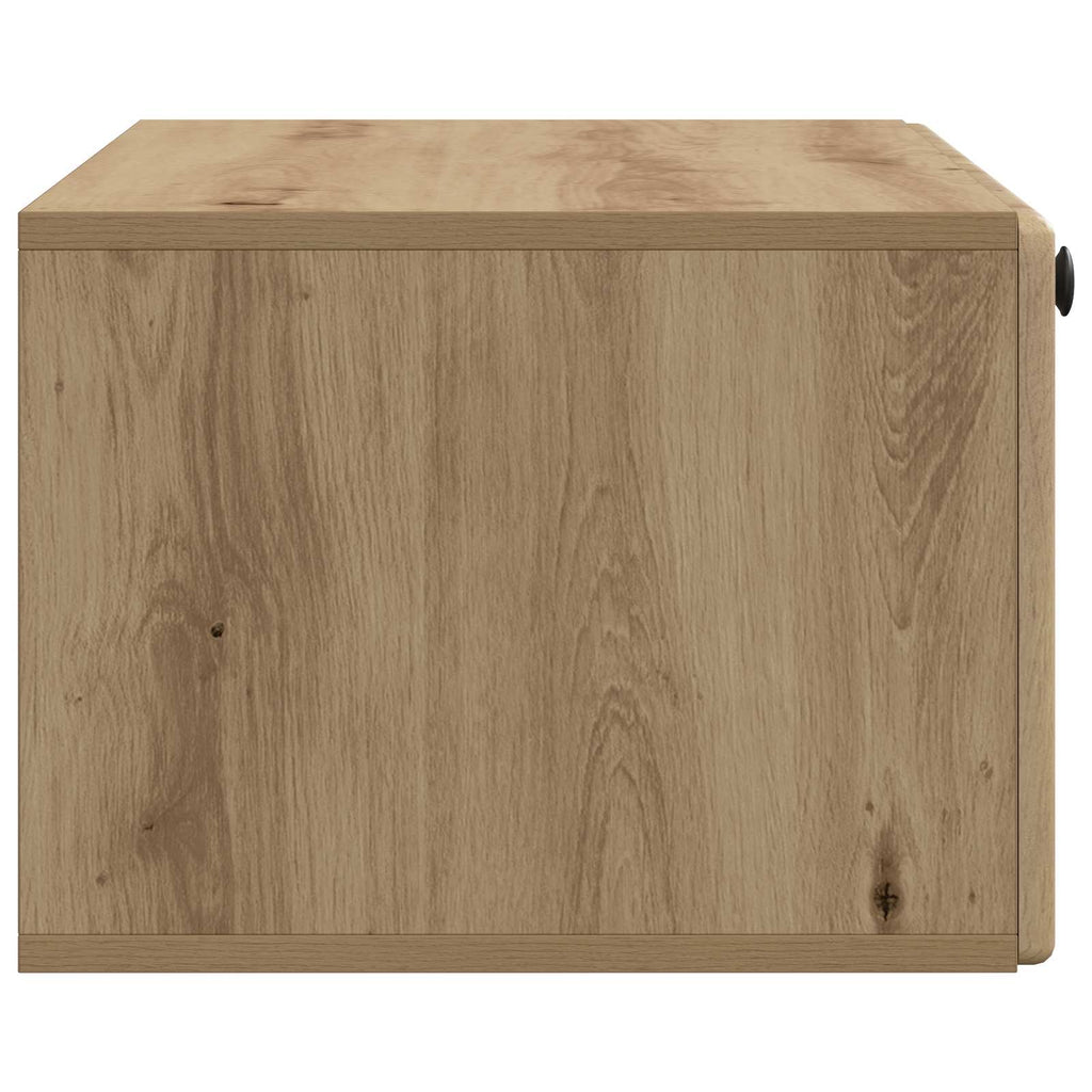 vidaXL Szafka RTV montowana na ścianie 78,5 x 41 x 30 cm Dąb artisan