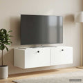 vidaXL Szafka RTV montowana na ścianie 98 x 41 x 30 cm Biały