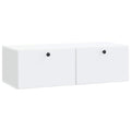 vidaXL Szafka RTV montowana na ścianie 98 x 41 x 30 cm Biały