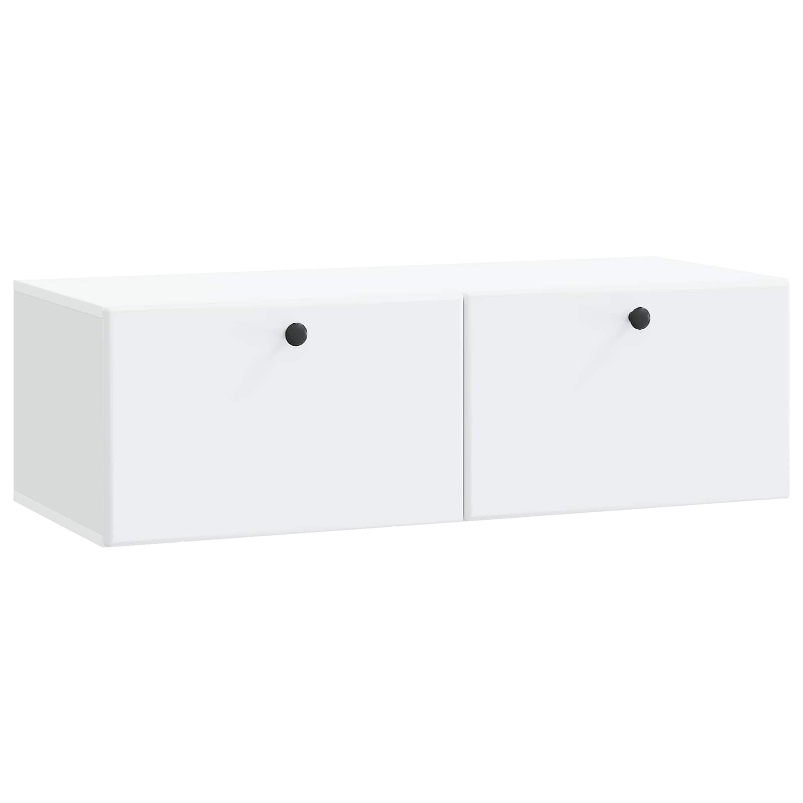 vidaXL Szafka RTV montowana na ścianie 98 x 41 x 30 cm Biały