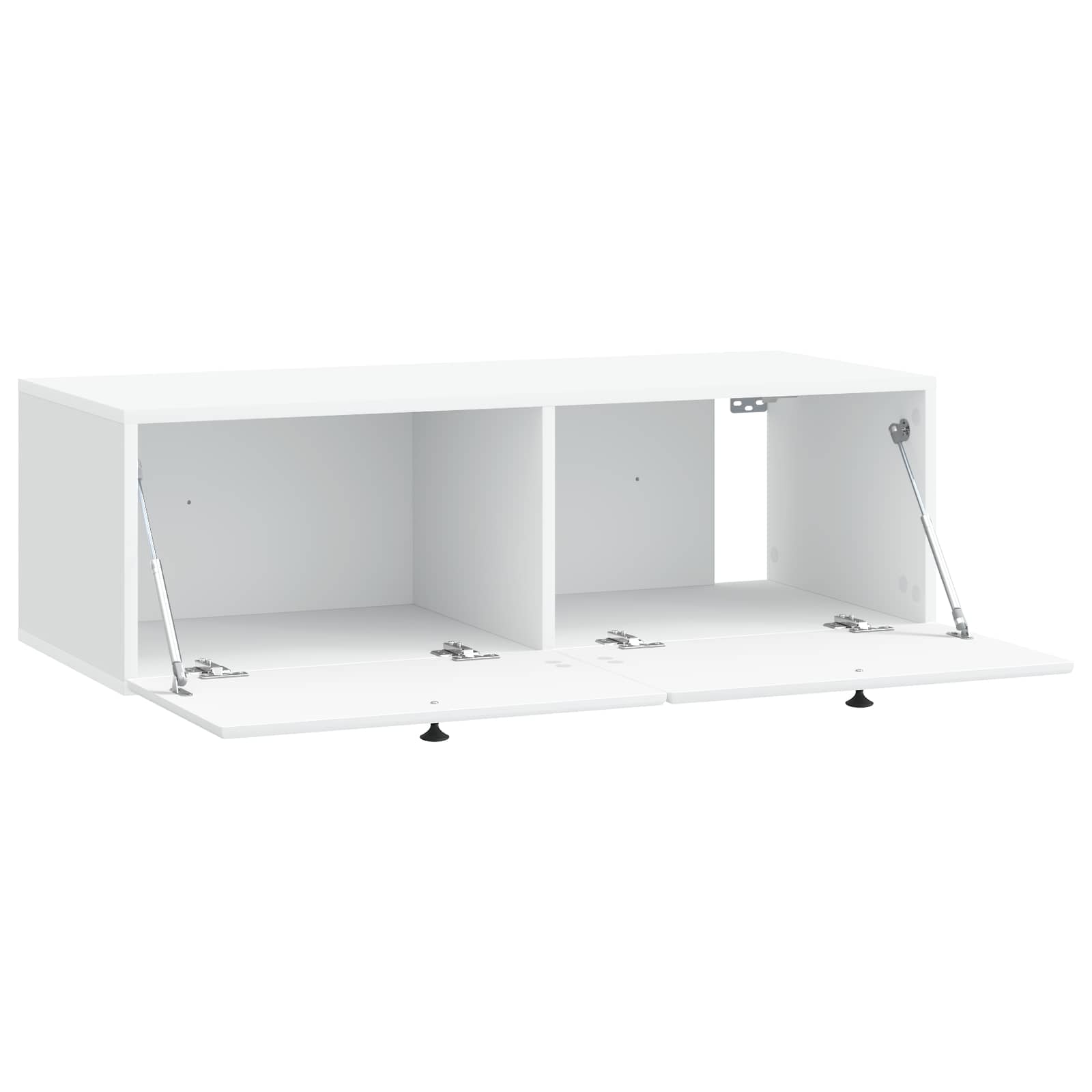 vidaXL Szafka RTV montowana na ścianie 98 x 41 x 30 cm Biały