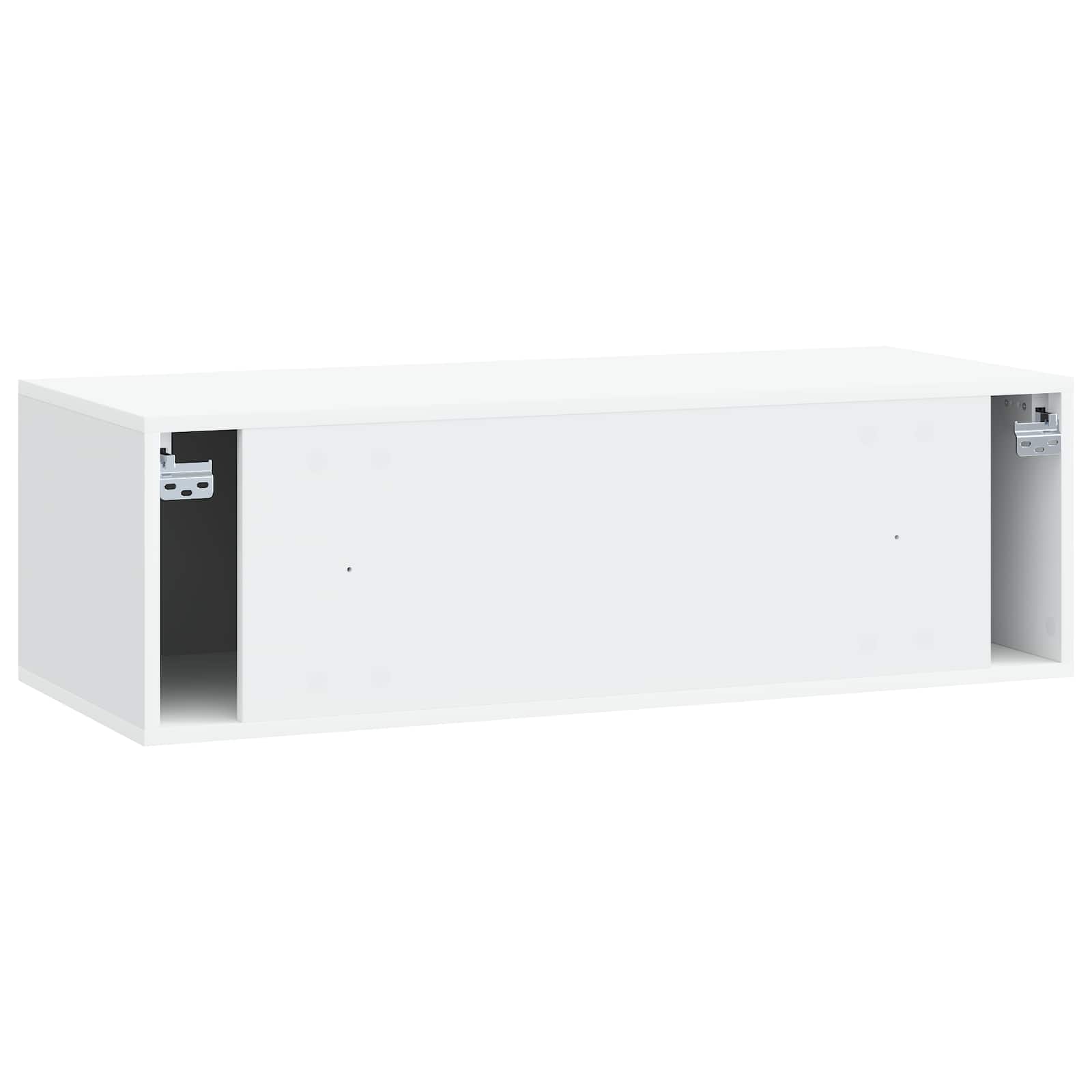 vidaXL Szafka RTV montowana na ścianie 98 x 41 x 30 cm Biały