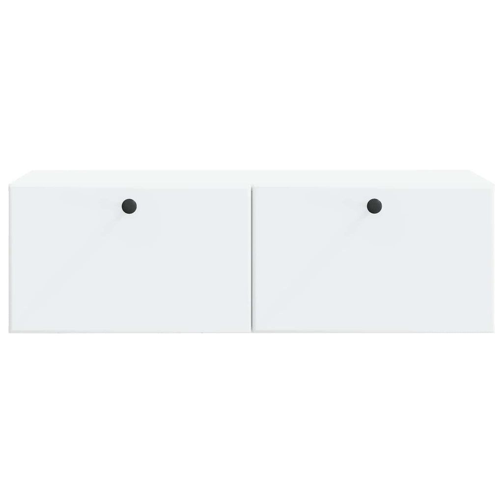 vidaXL Szafka RTV montowana na ścianie 98 x 41 x 30 cm Biały
