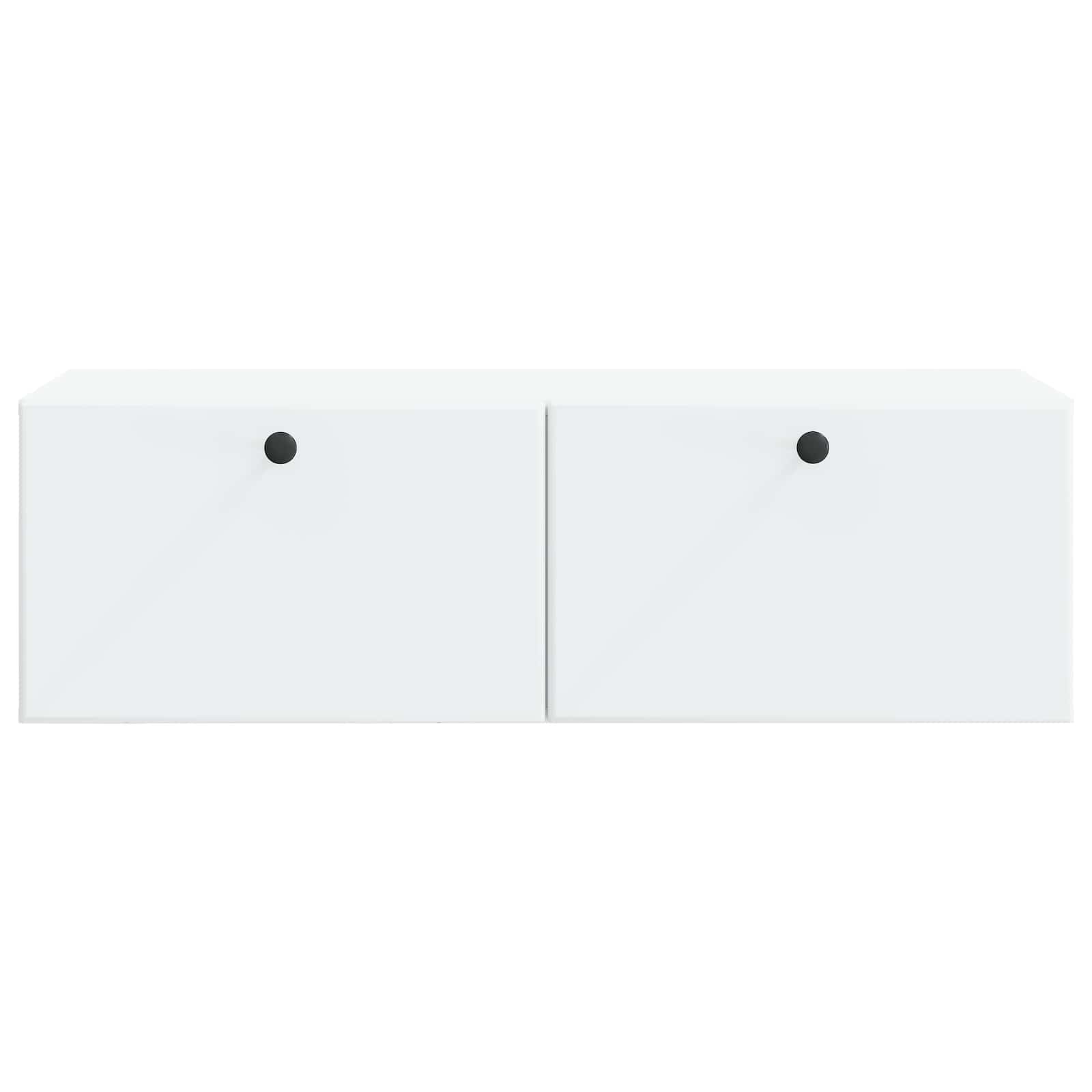 vidaXL Szafka RTV montowana na ścianie 98 x 41 x 30 cm Biały