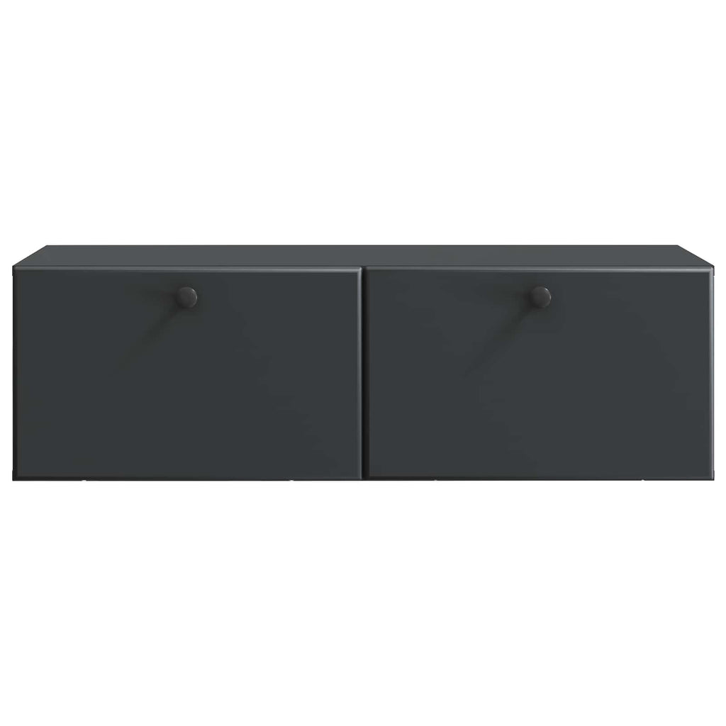 vidaXL Szafka RTV montowana na ścianie 98 x 41 x 30 cm Czarny