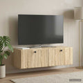 vidaXL Szafka RTV montowana na ścianie 98 x 41 x 30 cm dąb Sonoma