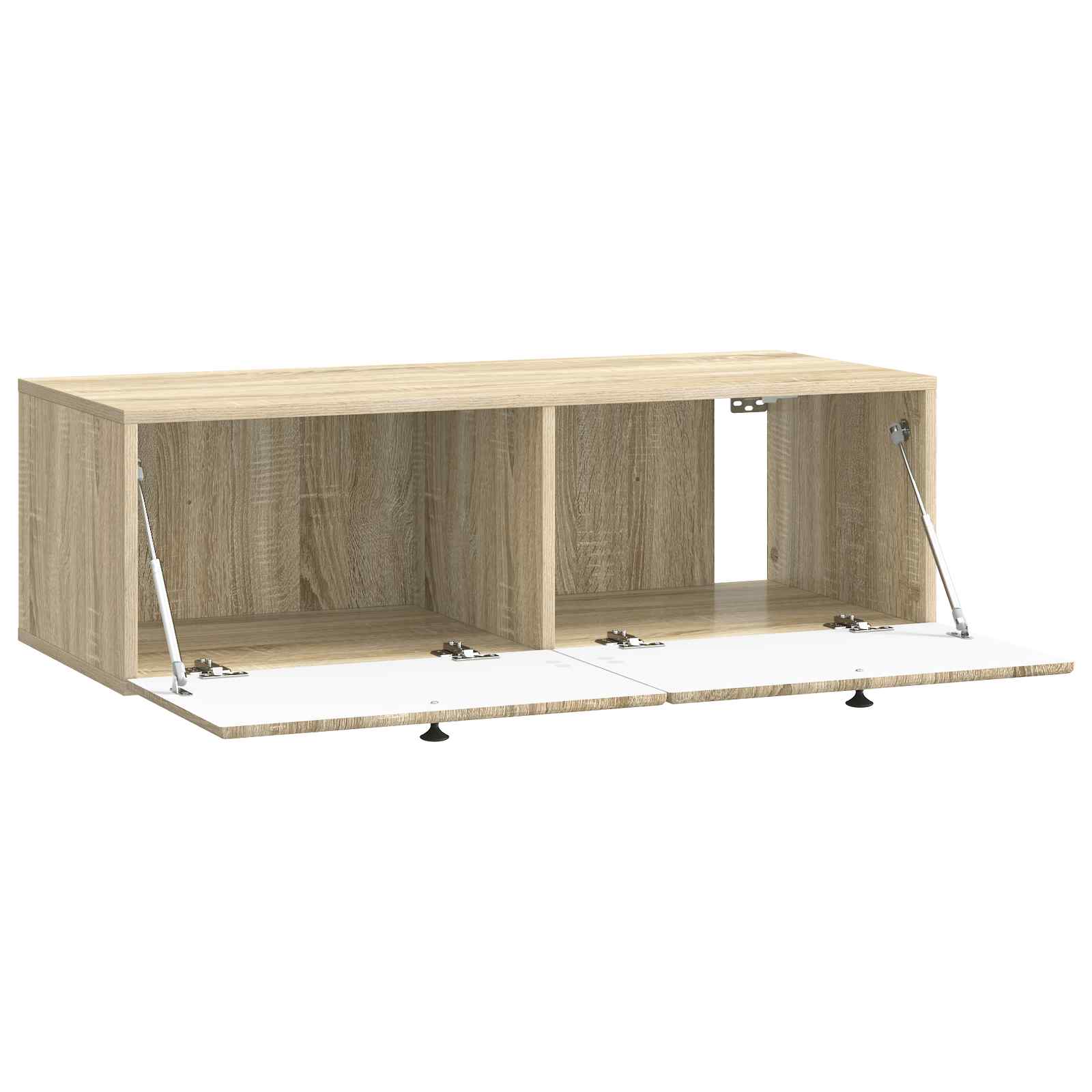 vidaXL Szafka RTV montowana na ścianie 98 x 41 x 30 cm dąb Sonoma
