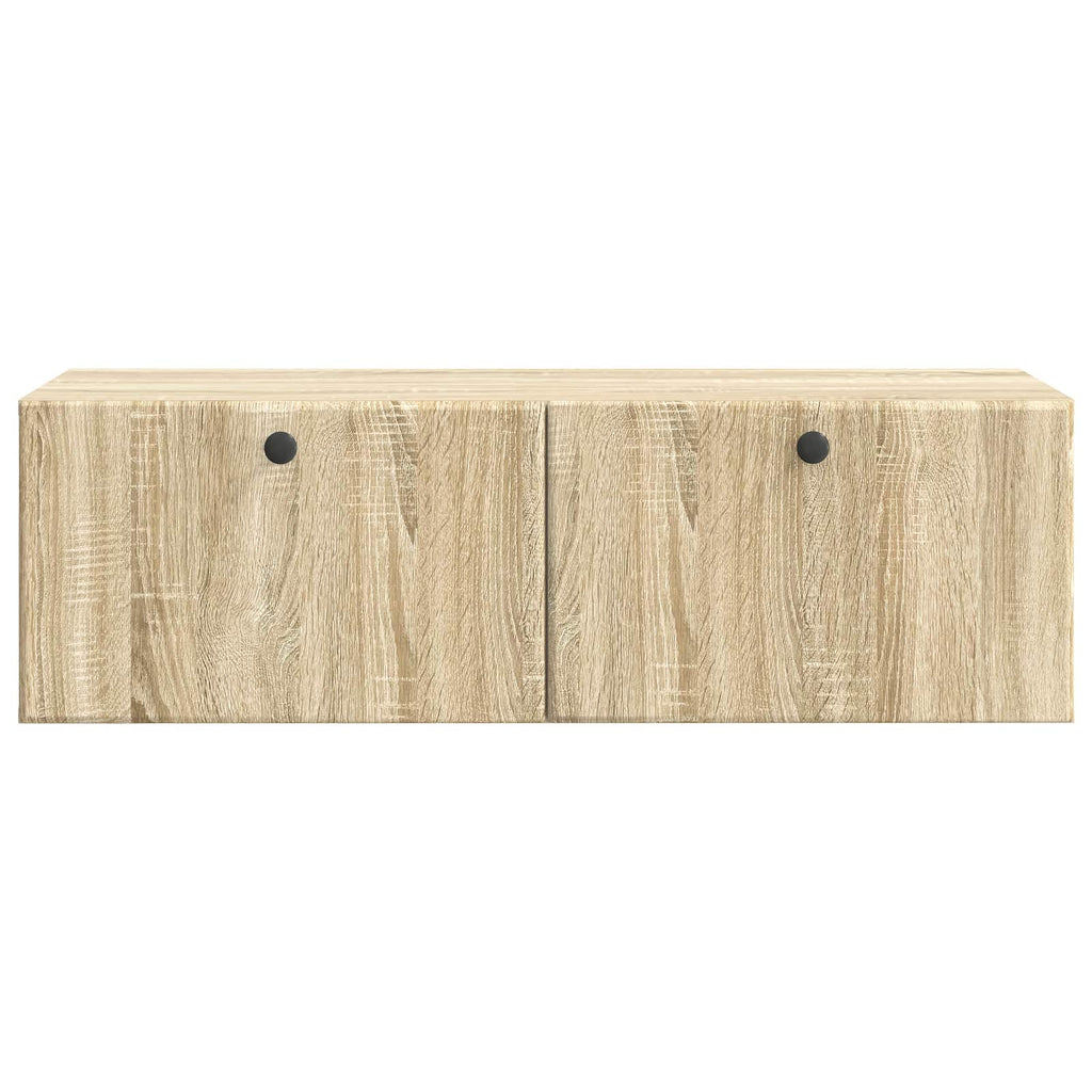 vidaXL Szafka RTV montowana na ścianie 98 x 41 x 30 cm dąb Sonoma