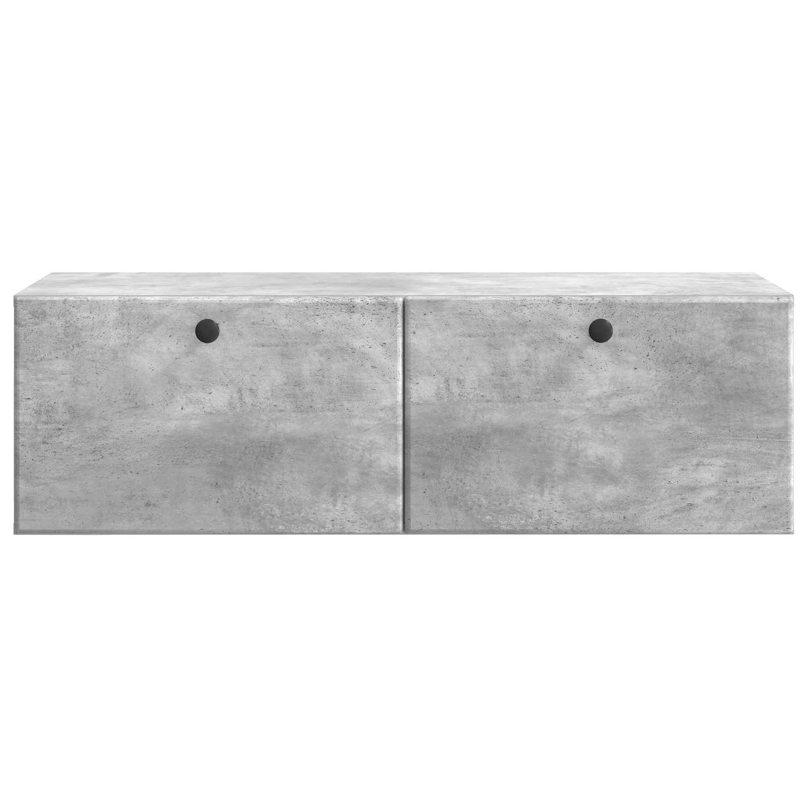 vidaXL Szafka RTV montowana na ścianie 98 x 41 x 30 cm Betonowy szary