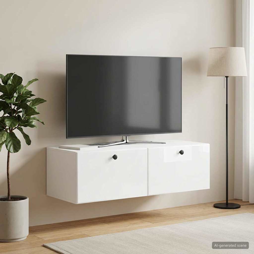 vidaXL Szafka RTV montowana na ścianie 98 x 41 x 30 cm