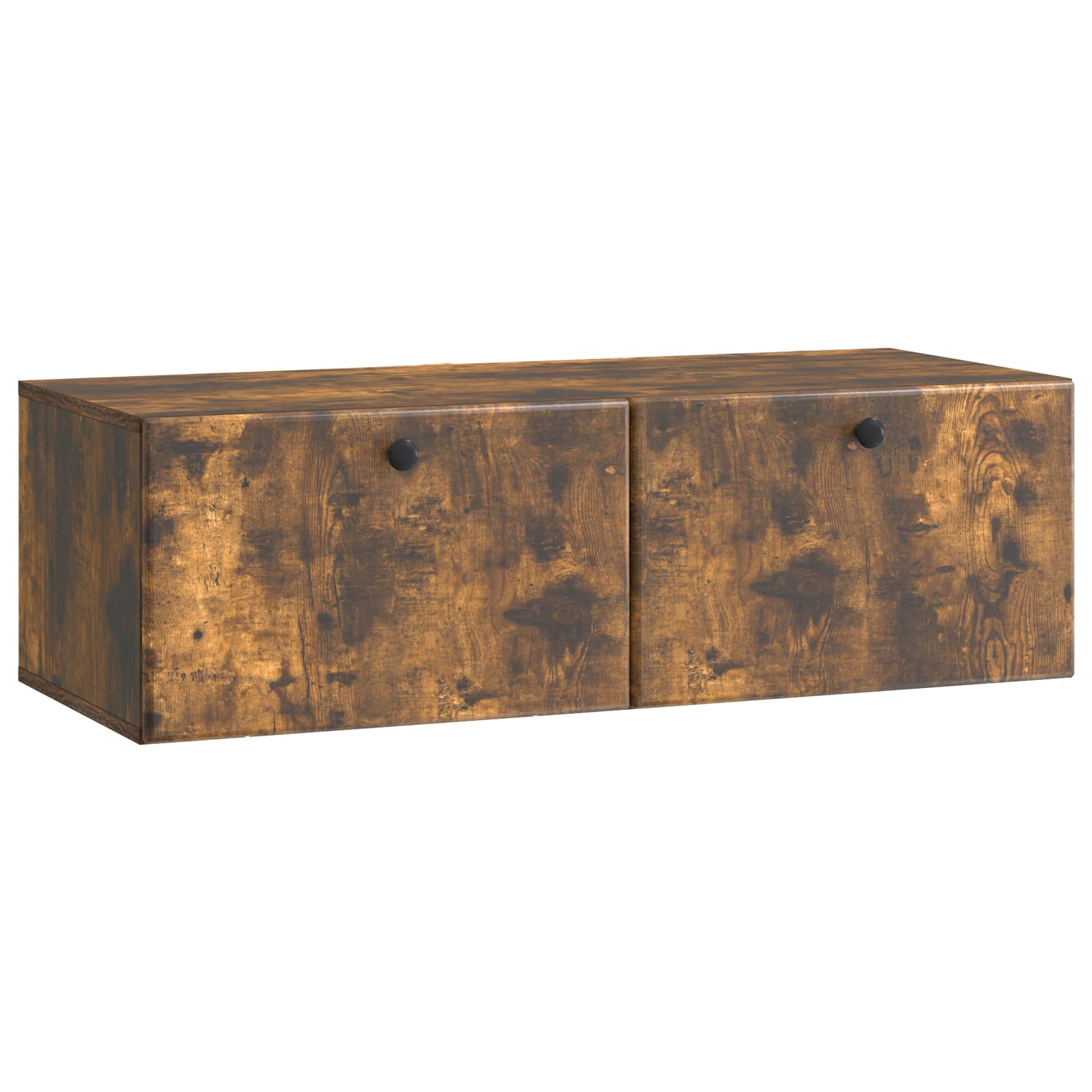 vidaXL Szafka RTV montowana na ścianie 98 x 41 x 30 cm Dąb wędzony