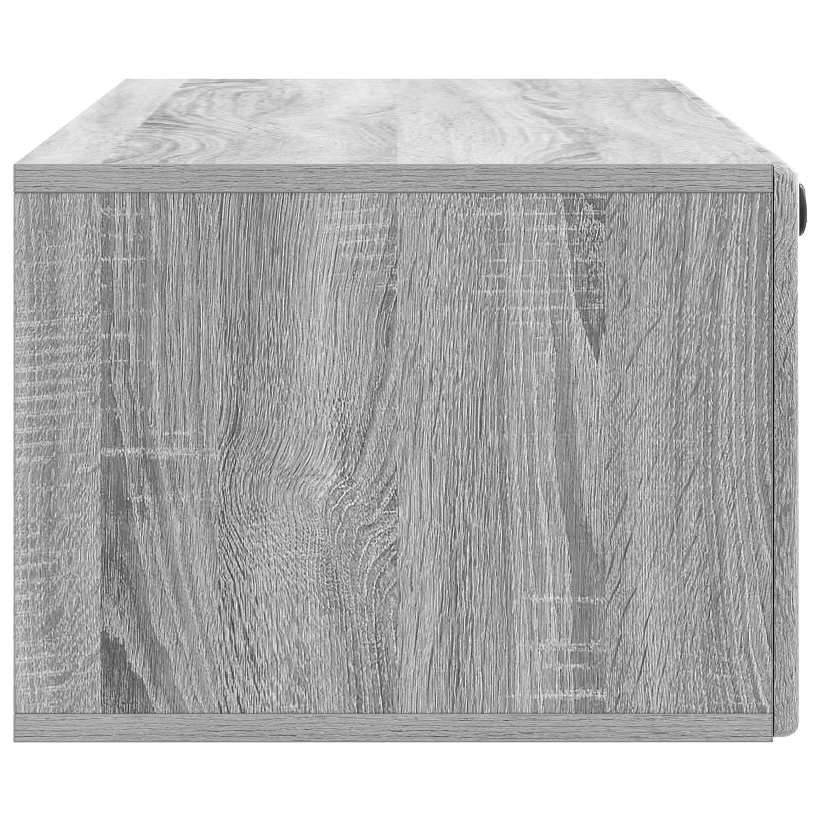 vidaXL Szafka RTV montowana na ścianie 98 x 41 x 30 cm Szary Sonoma