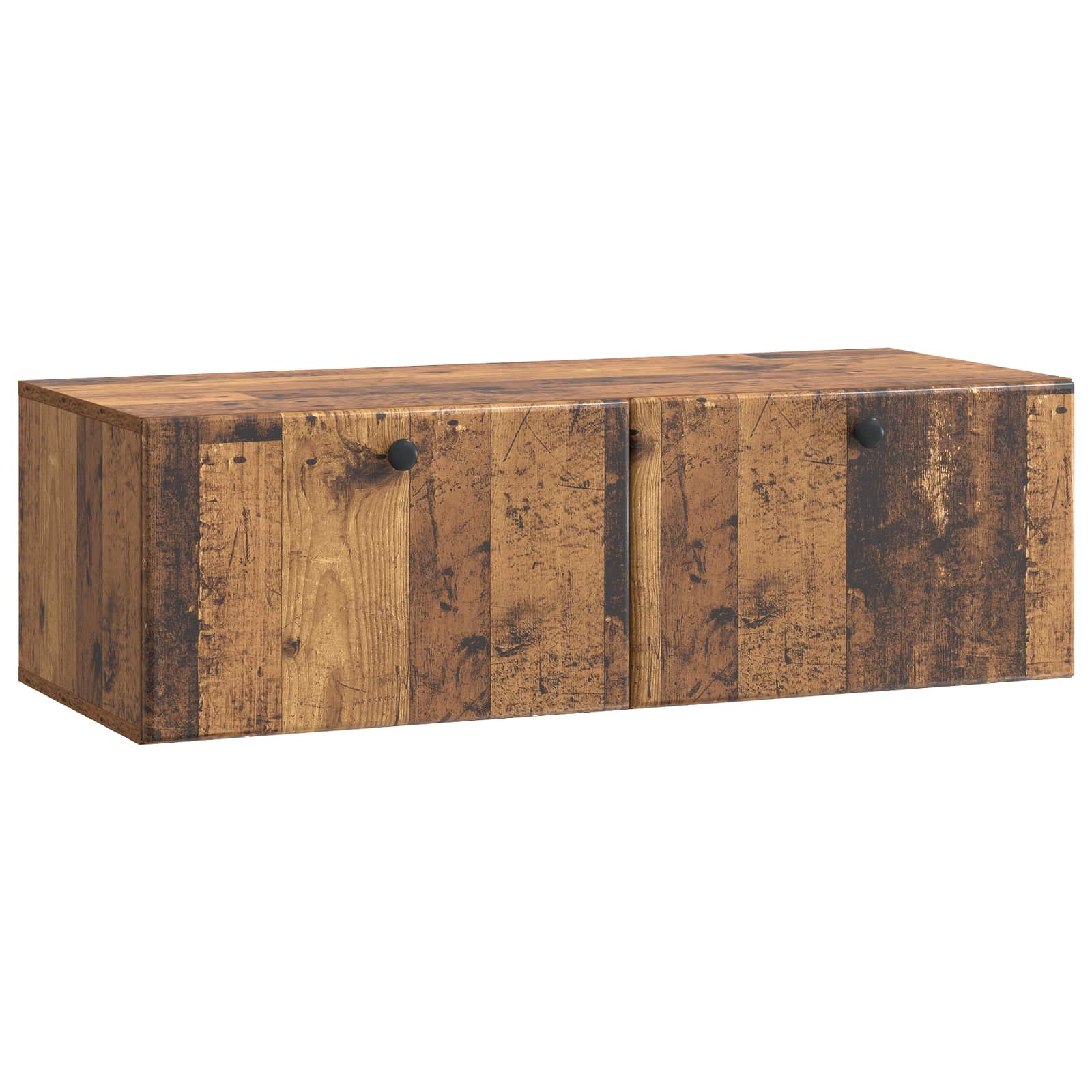 vidaXL Szafka RTV montowana na ścianie 98 x 41 x 30 cm Stare drewno