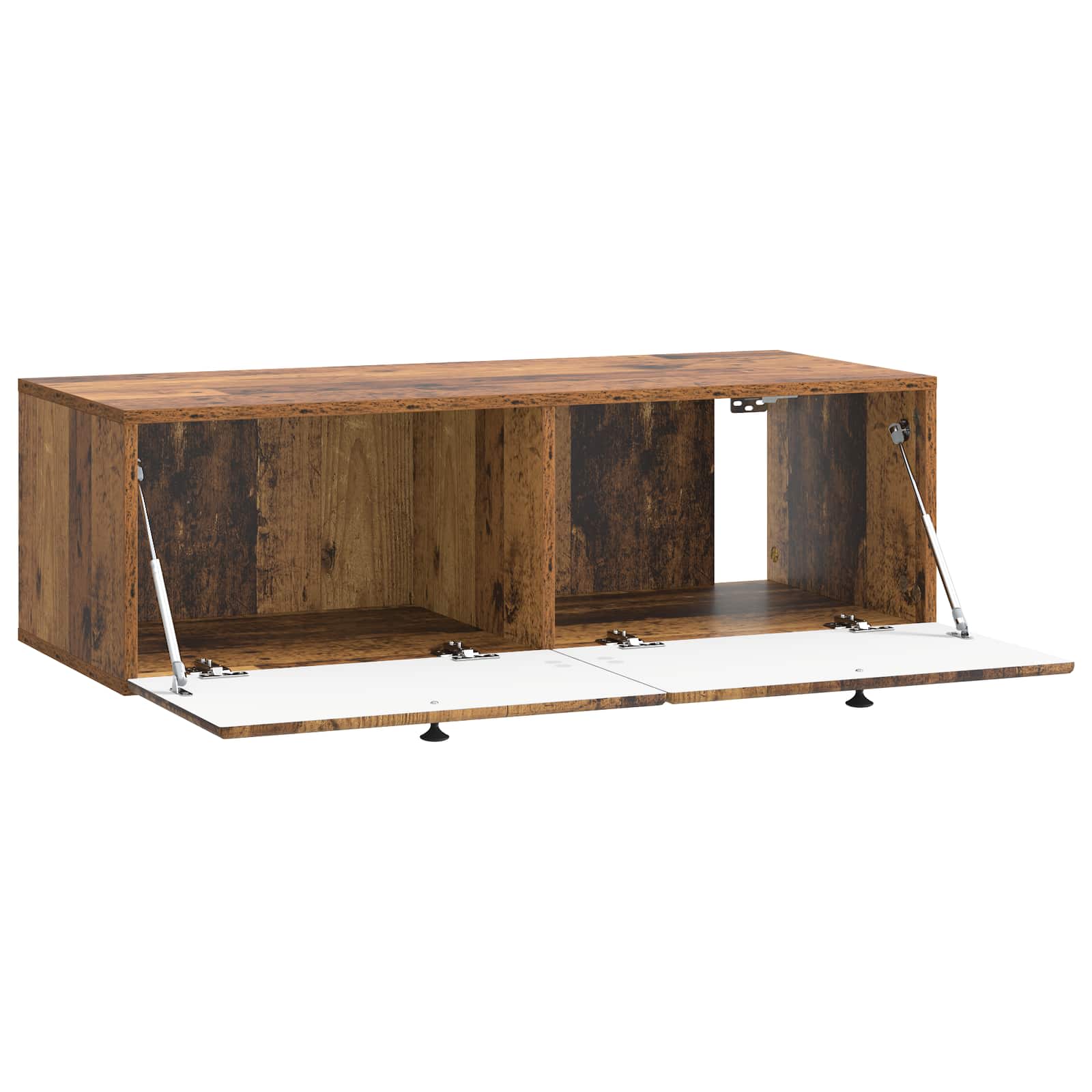 vidaXL Szafka RTV montowana na ścianie 98 x 41 x 30 cm Stare drewno