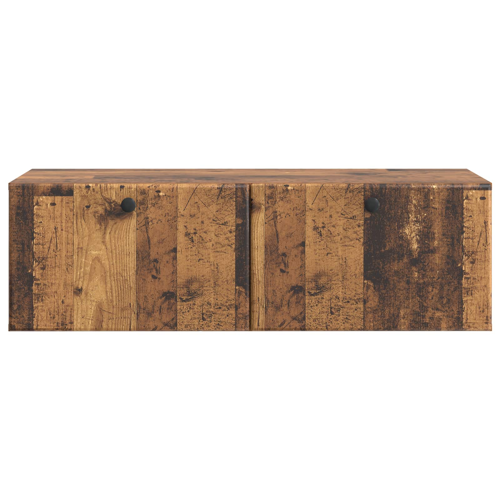 vidaXL Szafka RTV montowana na ścianie 98 x 41 x 30 cm Stare drewno