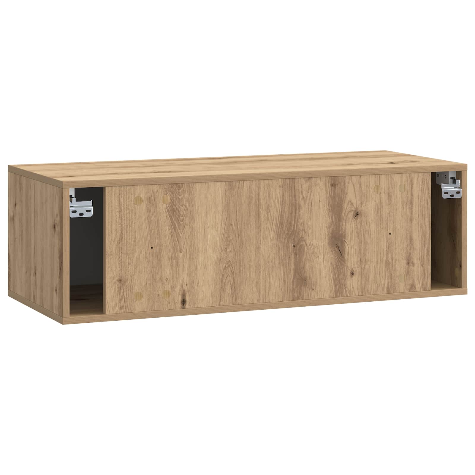 vidaXL Szafka RTV montowana na ścianie 98 x 41 x 30 cm Dąb artisan