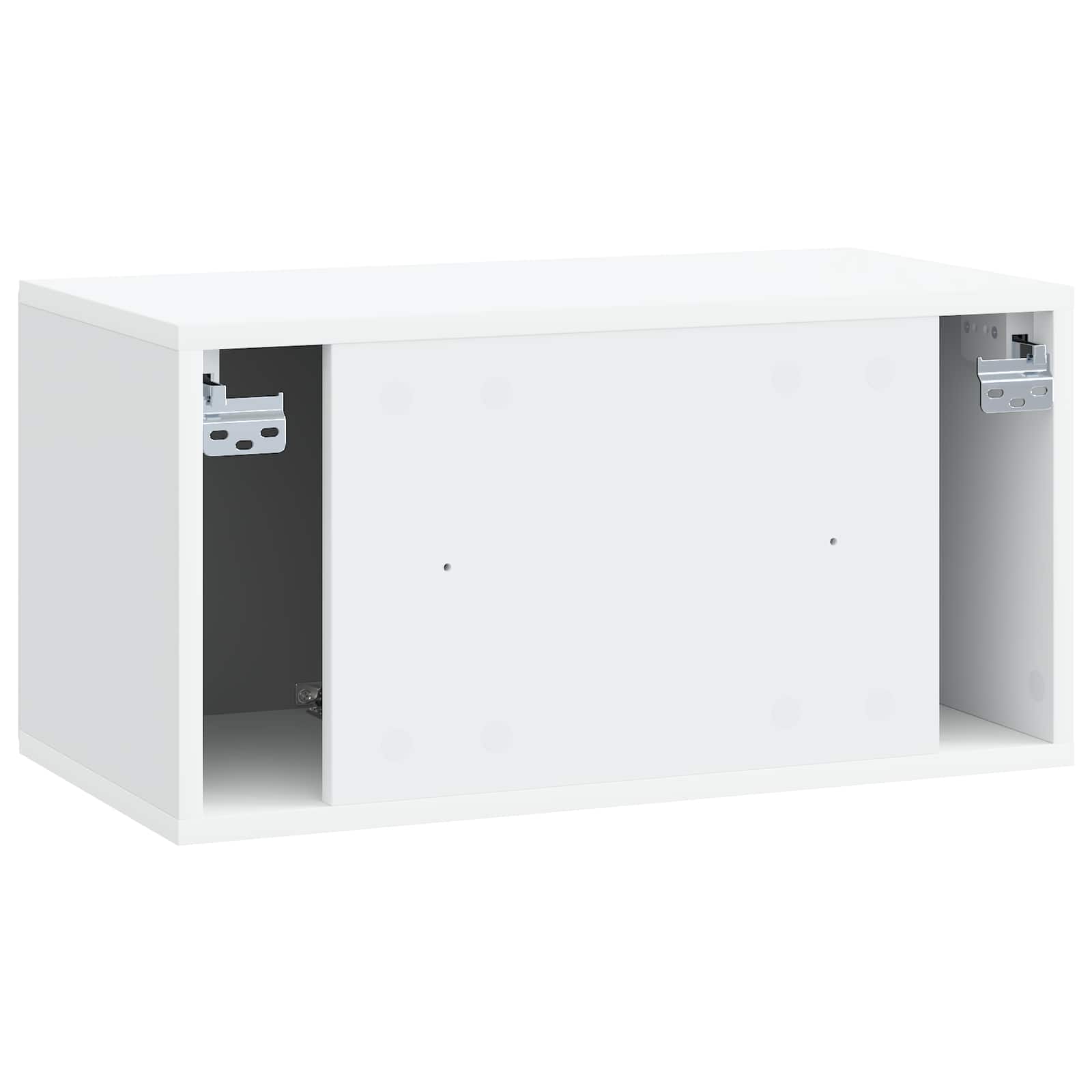 vidaXL Szafka RTV montowana na ścianie 59,5 x 31 x 30 cm Biały