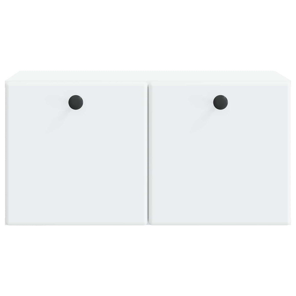 vidaXL Szafka RTV montowana na ścianie 59,5 x 31 x 30 cm Biały
