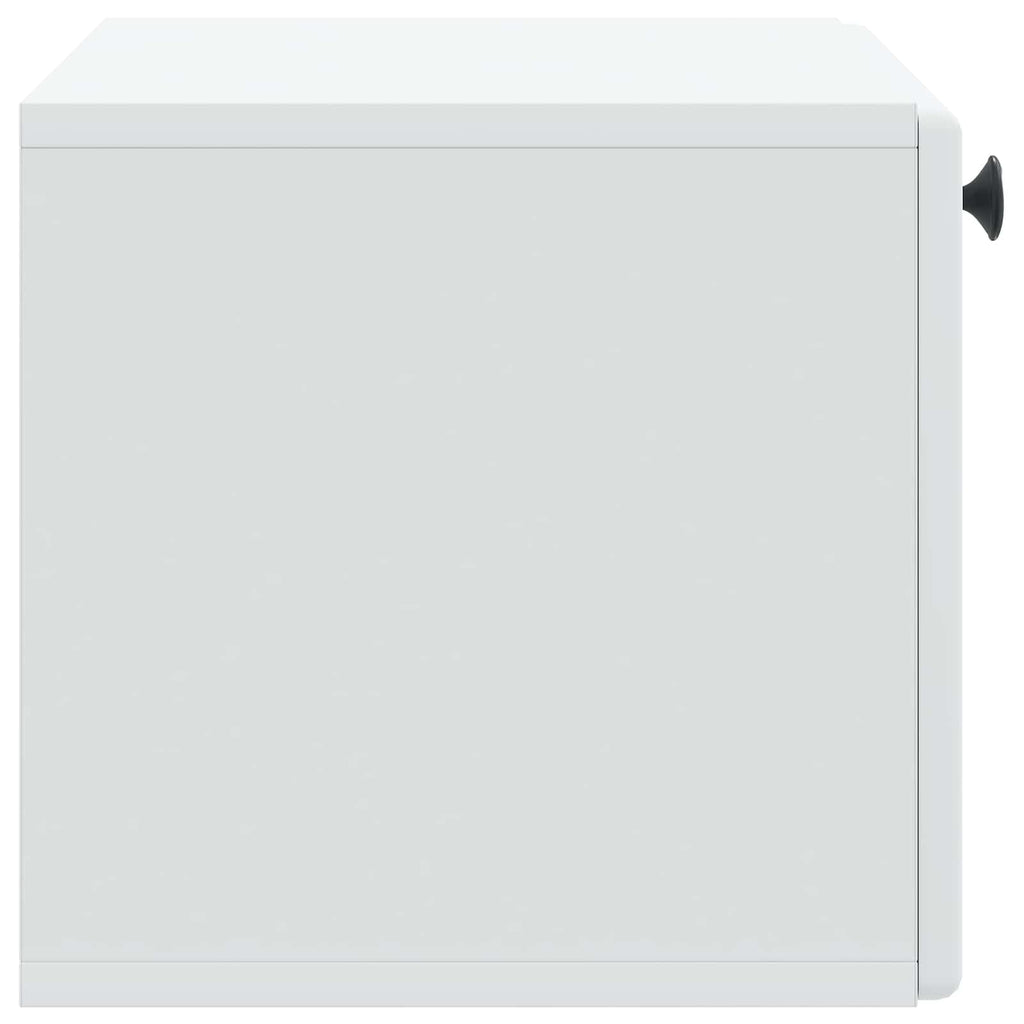 vidaXL Szafka RTV montowana na ścianie 59,5 x 31 x 30 cm Biały